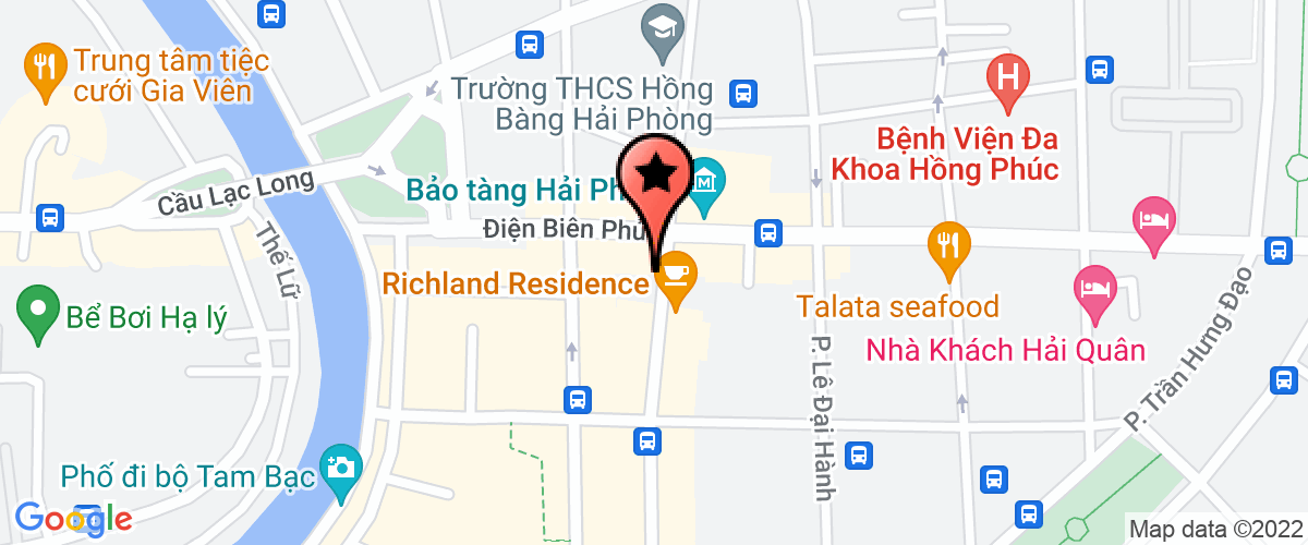Bản đồ đến địa chỉ Trung tâm văn hoá Thành phố Hải Phòng