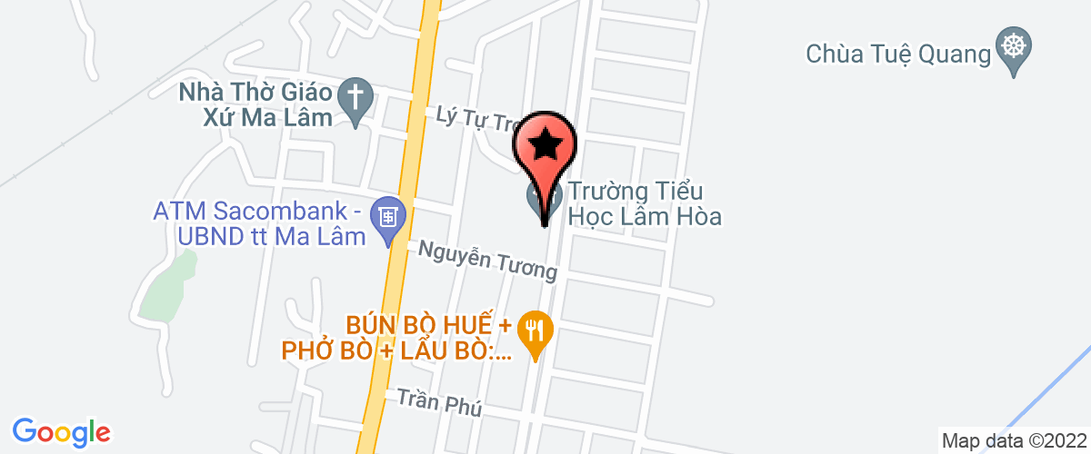 Bản đồ đến địa chỉ Trung Tâm Dân Số - KHHGĐ Hàm Thuận Bắc