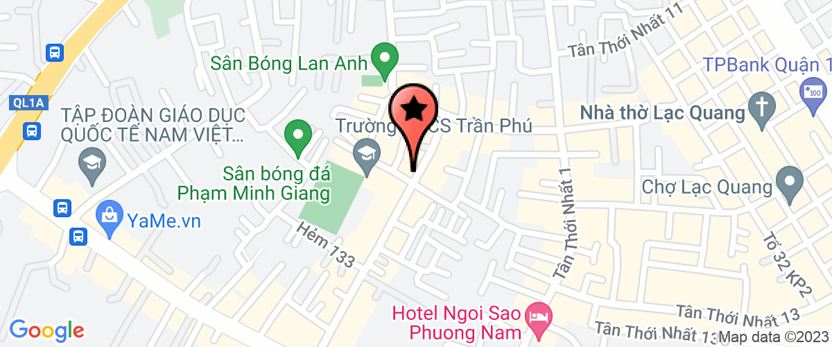Bản đồ đến địa chỉ Công Ty TNHH Thương Mại Dịch Vụ Thể Dục Thể Thao Thành Phú
