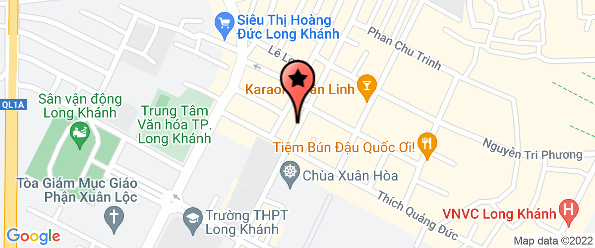 Bản đồ đến địa chỉ Công Ty TNHH Một Thành Viên Thương Mại - Dịch Vụ Mỹ Phẩm Hoàng Kim Liên