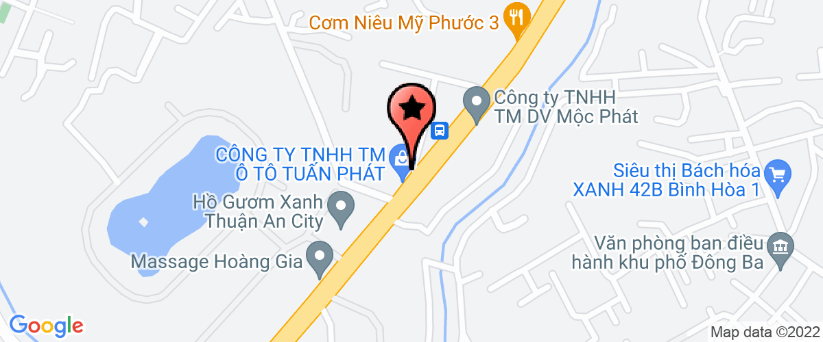 Bản đồ đến địa chỉ Chi Nhánh 6 Công Ty Cổ Phần Cà Phê Ru Nam