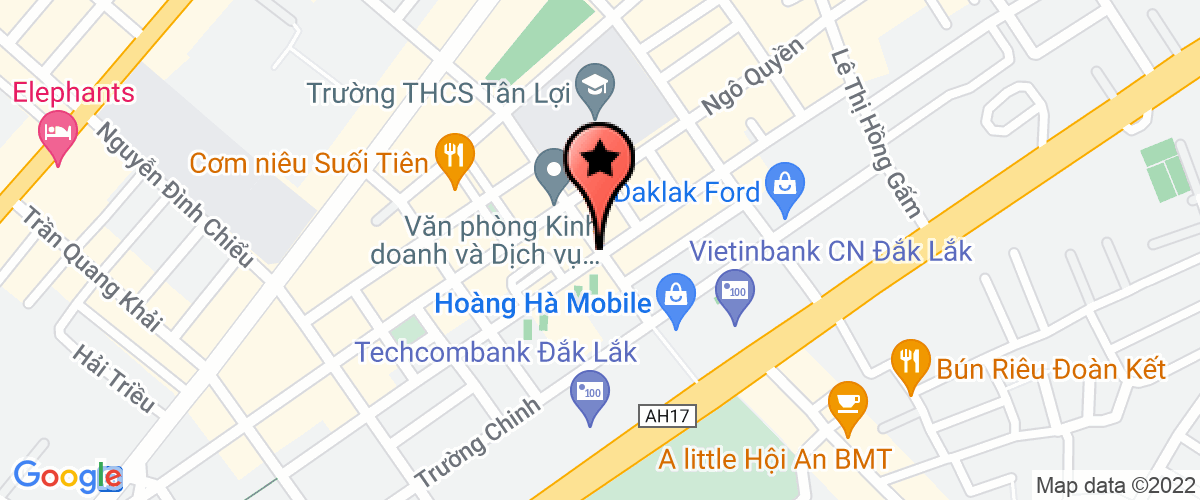 Bản đồ đến địa chỉ Công Ty TNHH Hồng Ngọc Ban Mê