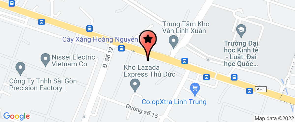 Bản đồ đến địa chỉ Công Ty TNHH Sản Xuất Thương Mại Nam Thép Lt