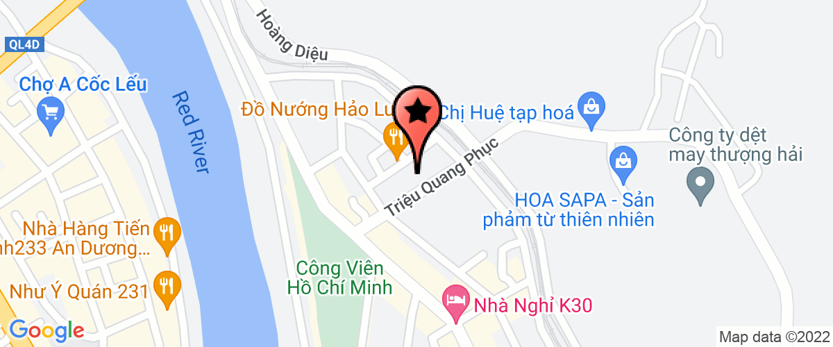 Bản đồ đến địa chỉ Công Ty TNHH Một Thành Viên Quang Linh Lào Cai