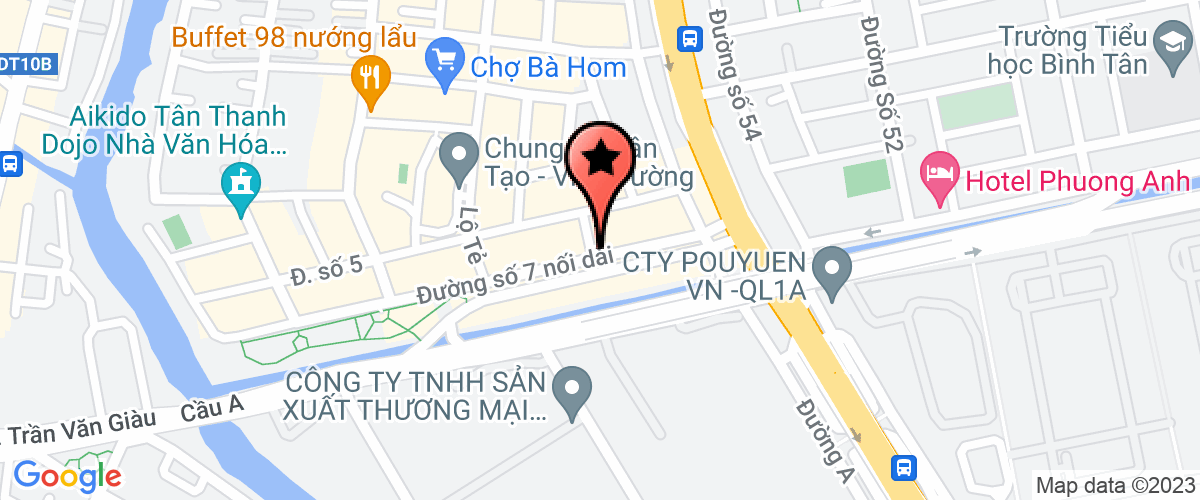 Bản đồ đến địa chỉ Công Ty TNHH Xây Dựng Thiên Long Bảo