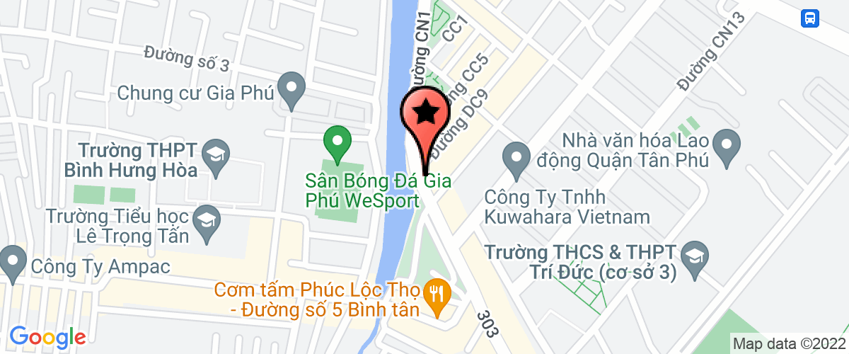 Bản đồ đến địa chỉ Công Ty TNHH Giải Trí Quảng Cáo Nam Việt
