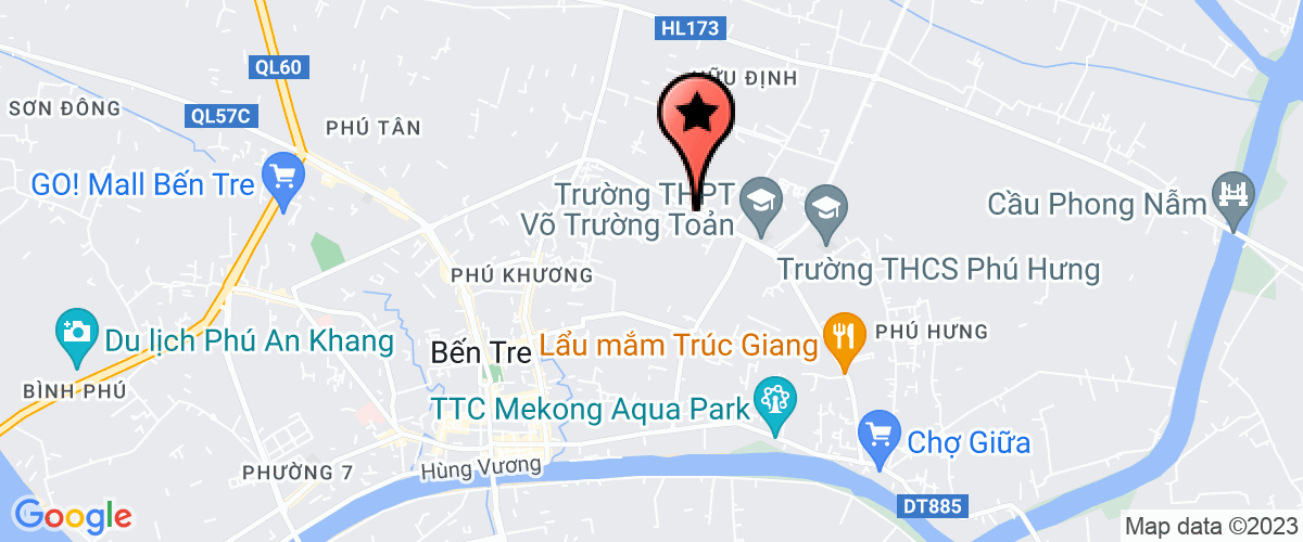 Bản đồ đến địa chỉ Văn Phòng Đại Diện Công Ty TNHH Hiệp Thanh