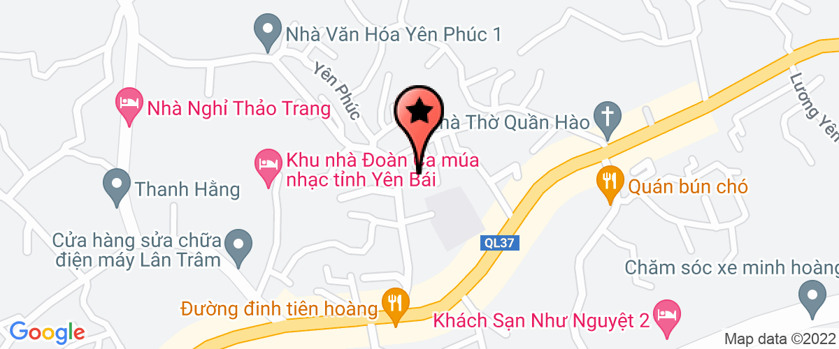 Bản đồ đến địa chỉ Công Ty TNHH Anh Quyết Yên Bái