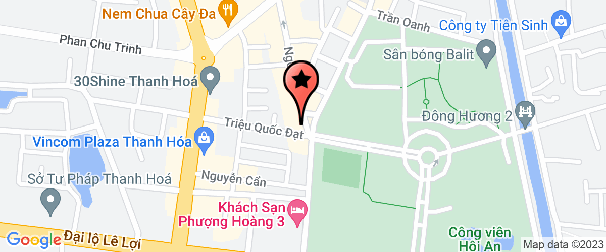 Bản đồ đến địa chỉ Công ty cổ phần Tầu quốc và xây dựng chi nhánh tại Thanh Hoá