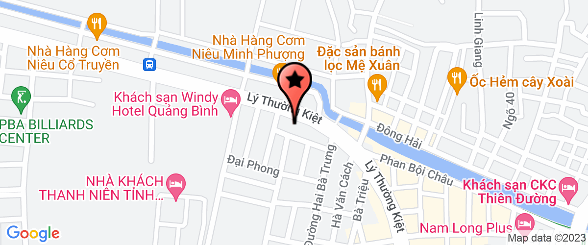 Bản đồ đến địa chỉ Công ty TNHH TM Hoà Bình - Chi nhánh Quảng Bình