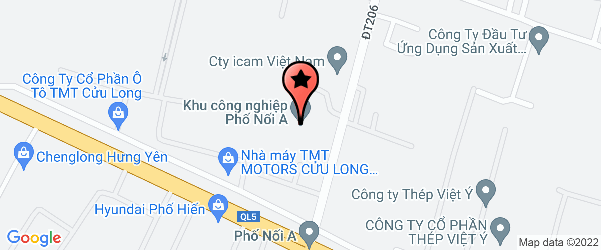 Bản đồ đến địa chỉ Công Ty Cổ Phần Dinh Dưỡng Quốc Tế Việt Pháp