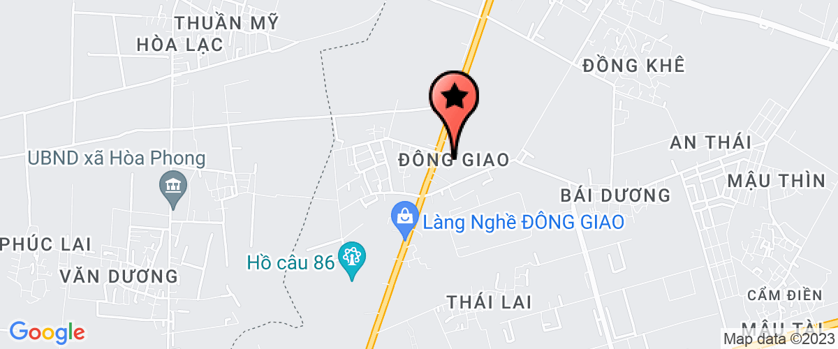 Bản đồ đến địa chỉ Công Ty TNHH Chợ Đồ Gỗ Đông Giao