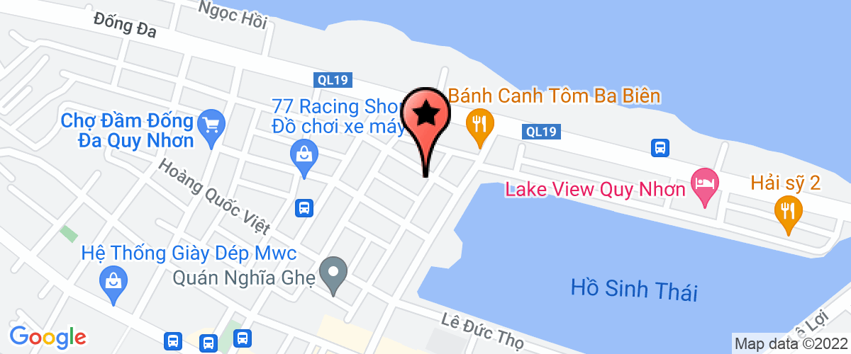 Bản đồ đến địa chỉ Công Ty Cổ Phần Bệnh Viện Mắt Quốc Tế Sài Gòn - Quy Nhơn