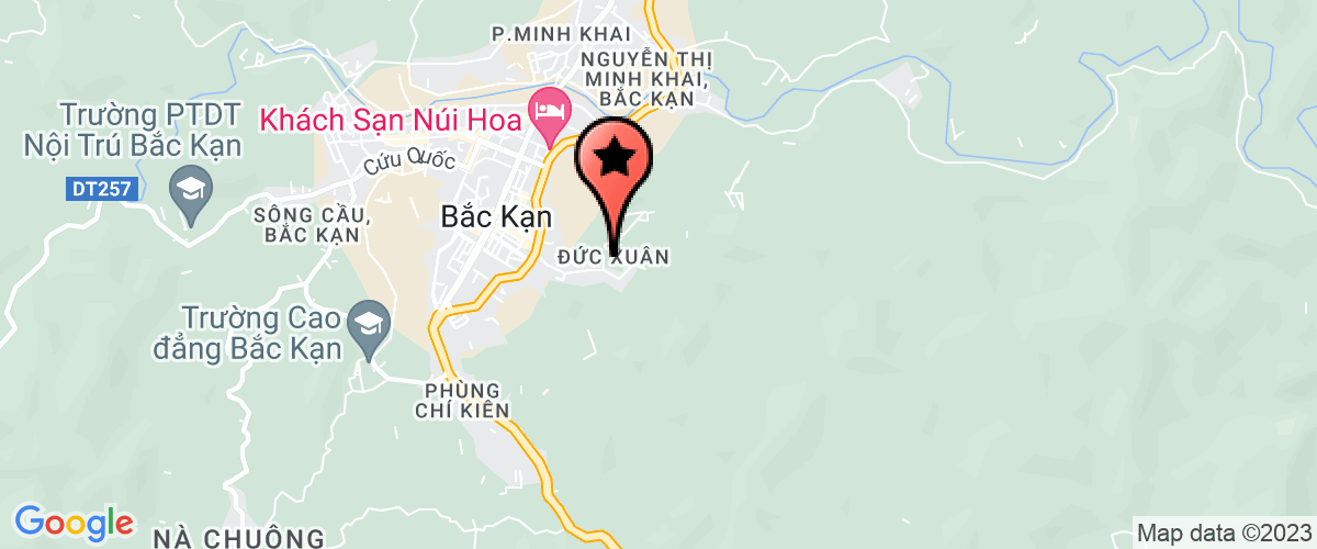 Bản đồ đến địa chỉ Chi nhánh công ty TNHH đầu tư phát triển lâm nông nghiệp Việt Nam tại Bắc Kạn