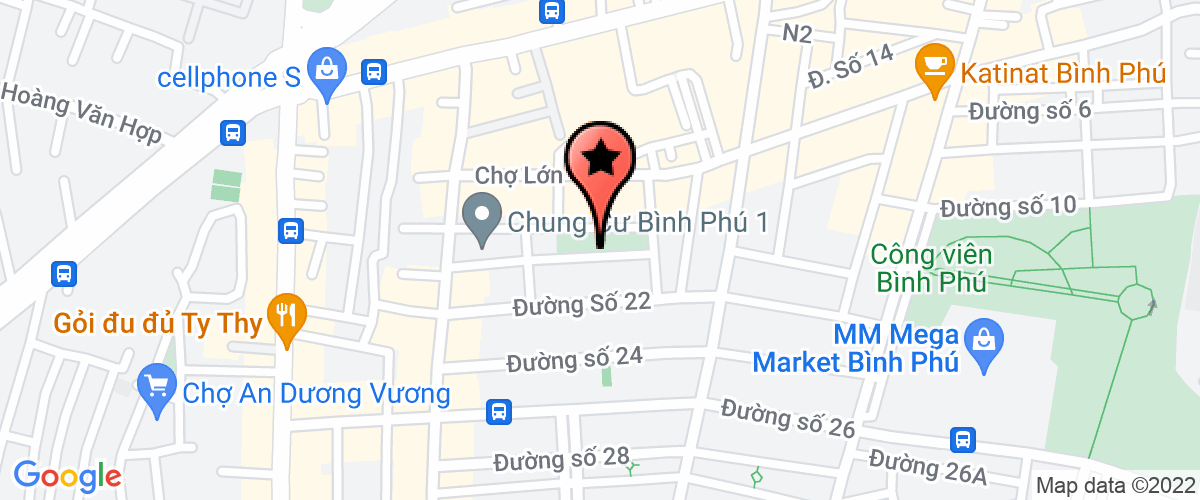 Bản đồ đến địa chỉ Công Ty TNHH Một Thành Viên Sản Xuất Thương Mại Mặt Trời Sáng