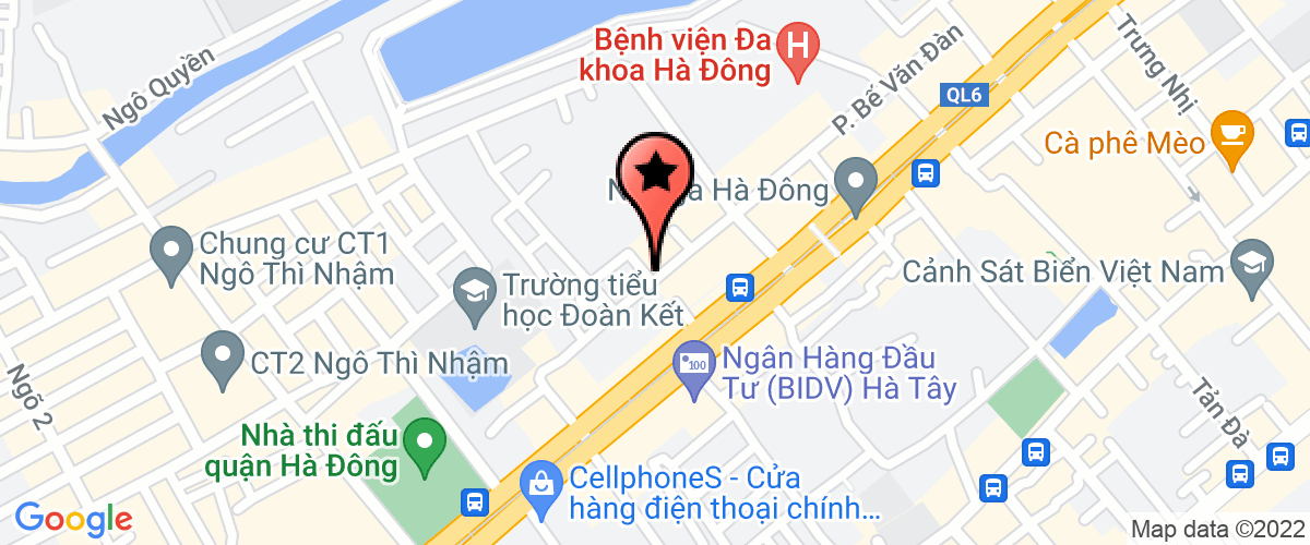 Bản đồ đến địa chỉ Công ty TNHH TM & XD Tân Hoàng Hà