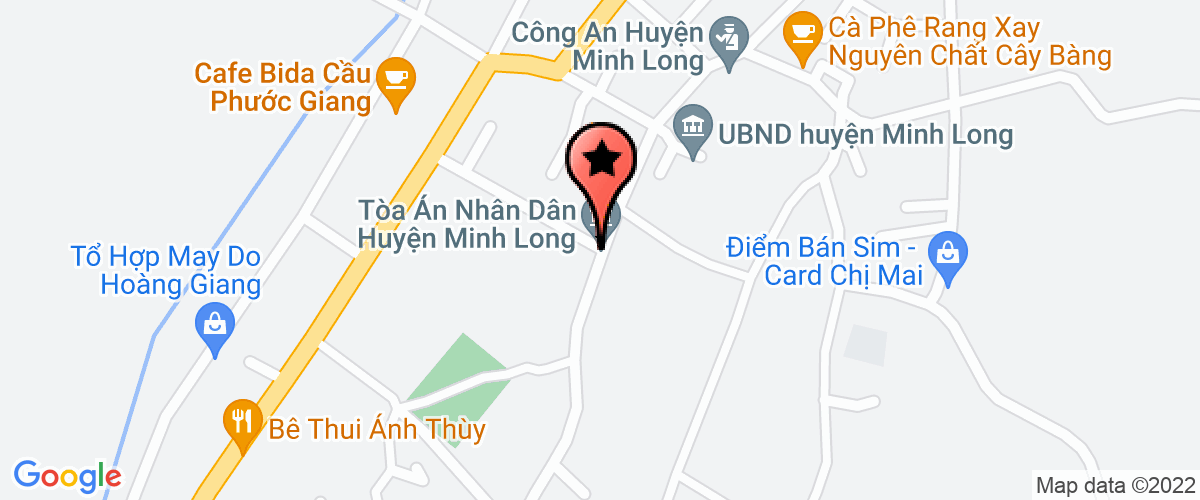 Bản đồ đến địa chỉ Thi Hành án Dân Sự Huyện Minh Long