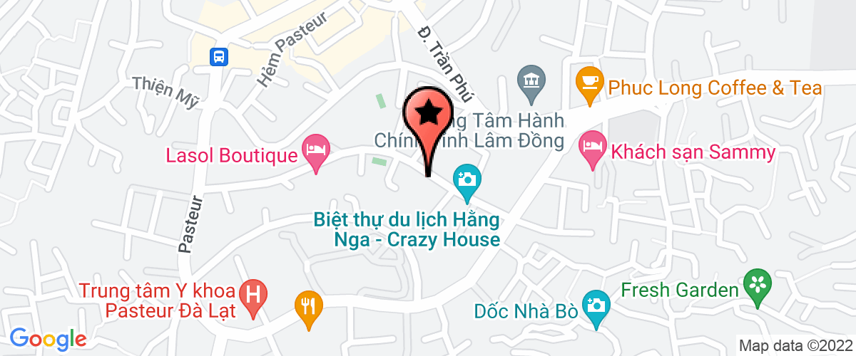 Bản đồ đến địa chỉ Công Ty TNHH Hoàng Thư Đà Lạt
