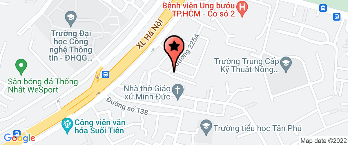 Bản đồ đến địa chỉ Công Ty TNHH Công Nghệ Quản Lý An Toàn Dự Án Việt Nhân