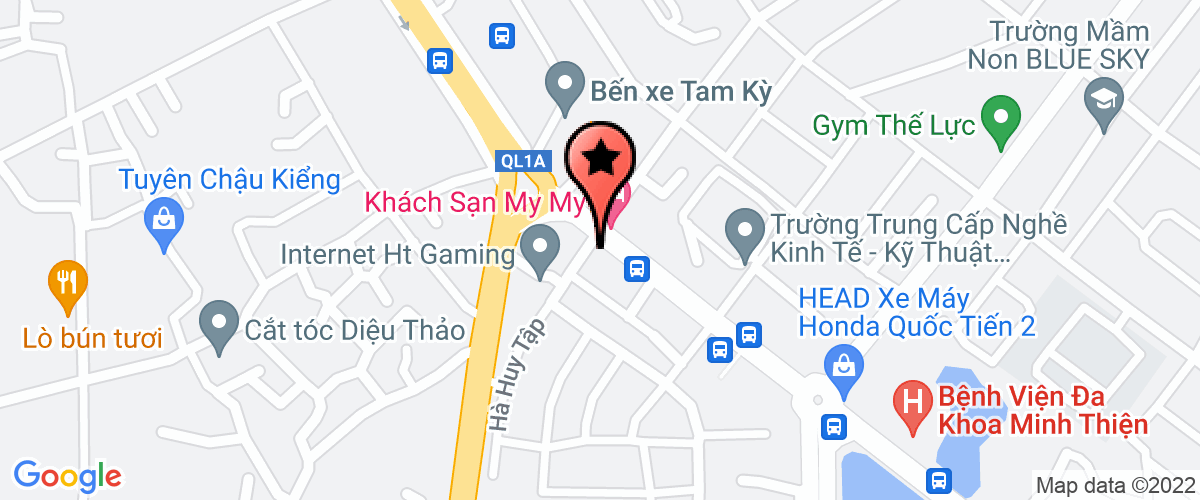 Bản đồ đến địa chỉ Bưu Điện Thành Phố Tam Kỳ - Bưu Điện Tỉnh Quảng Nam