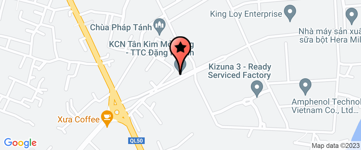 Bản đồ đến địa chỉ Công Ty Cổ Phần Mía Đường Thành Thành Công Tây Ninh - Chi Nhánh Long An