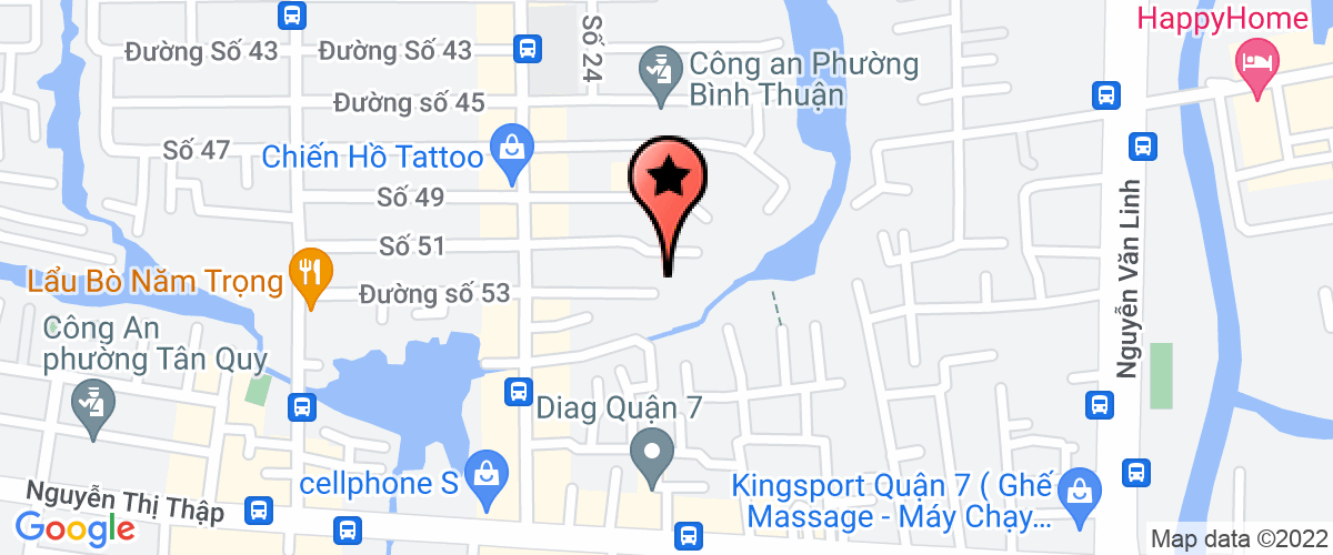 Bản đồ đến địa chỉ Công Ty TNHH Một Thành Viên Thực Phẩm Và Dịch Vụ ăn Uống Hồng Phát