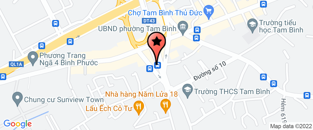 Bản đồ đến địa chỉ Công Ty TNHH Trang Trí Nội Thất Lương Minh Tâm