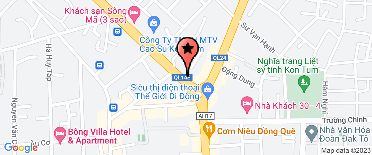 Bản đồ đến địa chỉ Công Ty Trách Nhiệm Hữu Hạn Một Thành Viên Lộc Bông Quyên