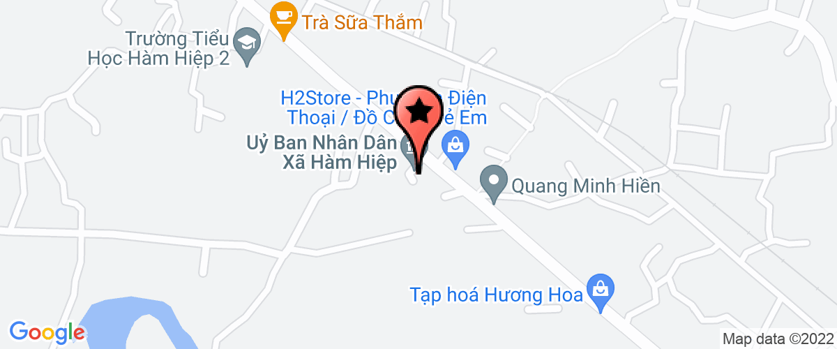 Bản đồ đến địa chỉ UBND Xã Hàm Hiệp