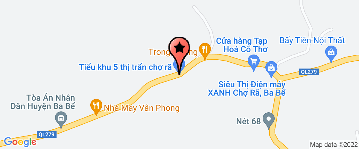 Bản đồ đến địa chỉ Kho Bạc nhà nước Ba Bể