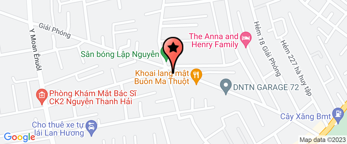 Bản đồ đến địa chỉ Chi Nhánh Công Ty Cổ Phần Tổng Công Ty Sông Gianh Tại Đắk Lắk