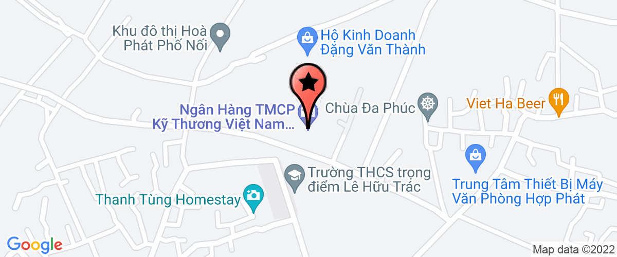 Bản đồ đến địa chỉ Công Ty Trách Nhiệm Hữu Hạn Dược Phẩm Bimed
