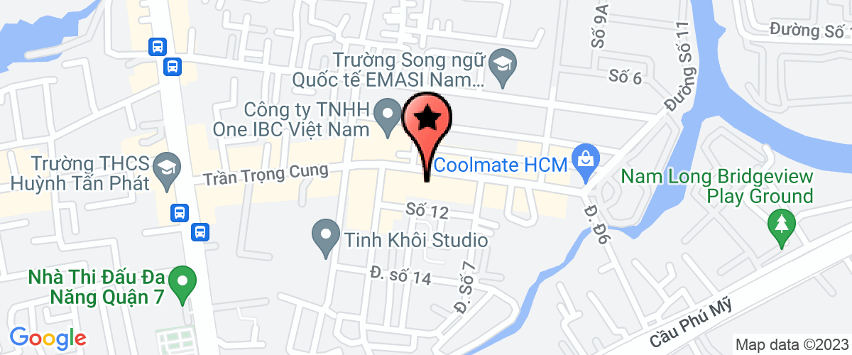 Bản đồ đến địa chỉ Văn Phòng Đại Diện Công Ty Trách Nhiệm Hữu Hạn Vận Tải Thương Mại Tân Đại Dương