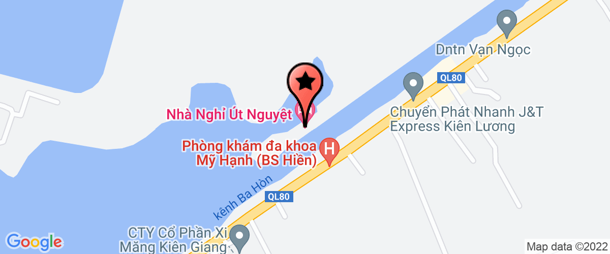 Bản đồ đến địa chỉ Công Ty Trách Nhiệm Hữu Hạn Một Thành Viên Yến Sào Hà Tiên