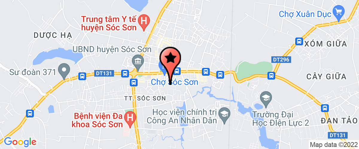Bản đồ đến địa chỉ Trung tâm y tế Huyện Sóc Sơn