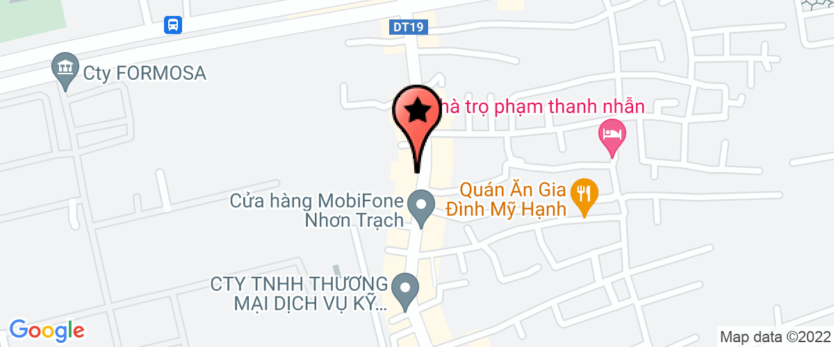Bản đồ đến địa chỉ Công ty TNHH Tongkook Việt Nam Spinning