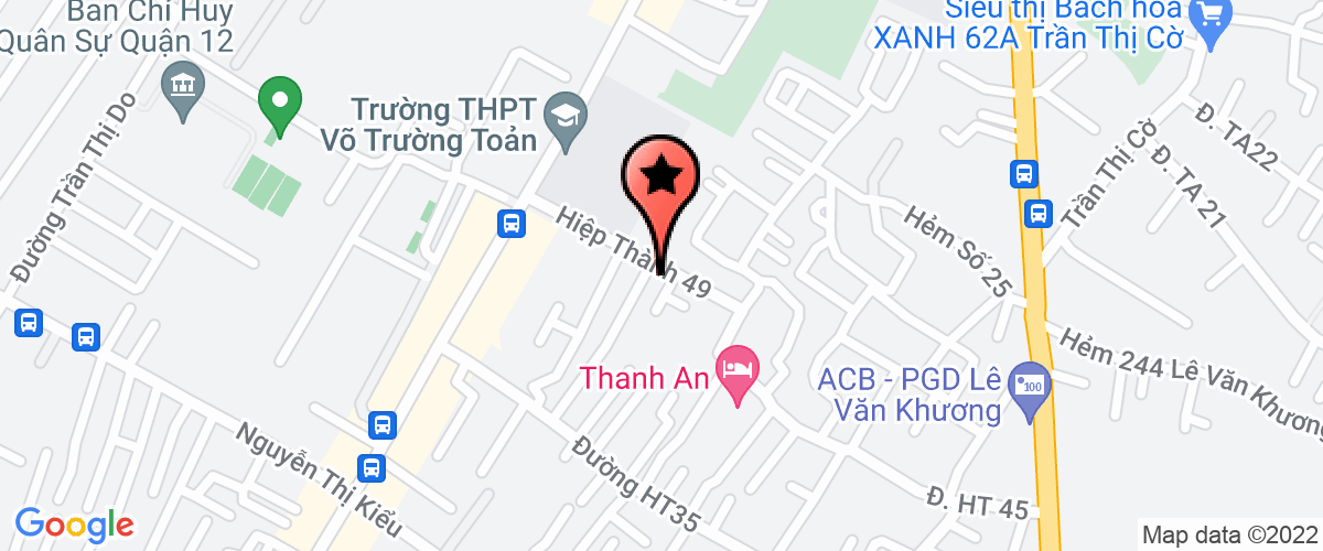 Bản đồ đến địa chỉ Công Ty TNHH Tư Vấn - Thiết Kế - Kiểm Định Xây Dựng Thái Bình Dương