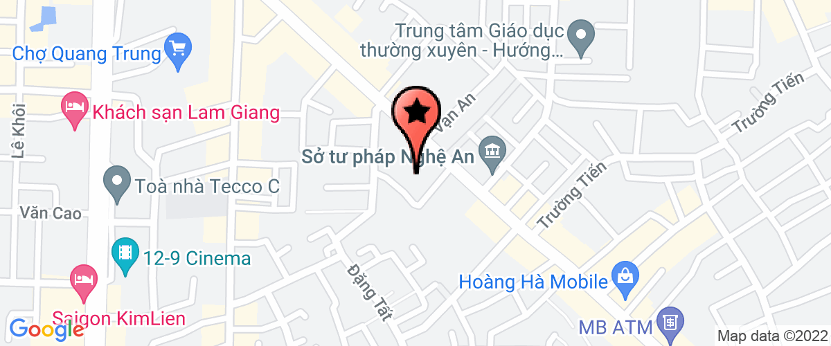 Bản đồ đến địa chỉ Công Ty TNHH Thiết Bị Công Nghệ Tkv Miền Trung