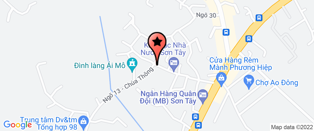Bản đồ đến địa chỉ Công Ty TNHH Trường Phát Sơn Tây