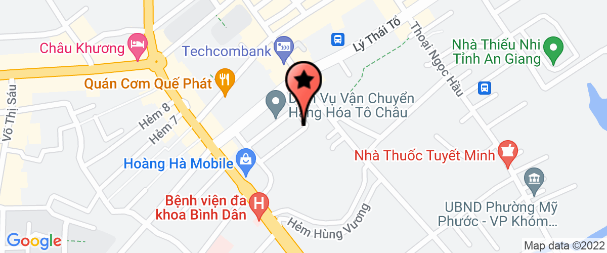 Bản đồ đến địa chỉ Chi Nhánh Doanh Nghiệp TN Nhà Hàng Hai Lúa-Quán Bình Dân Vợ Thằng Đậu