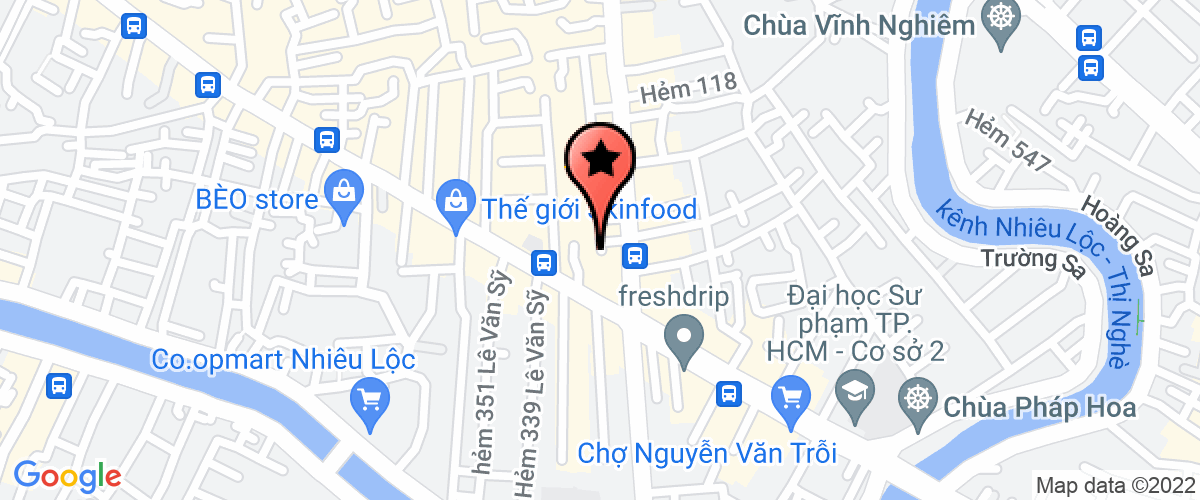 Bản đồ đến địa chỉ Công Ty TNHH Thương Mại - Du Lịch Lam Vũ