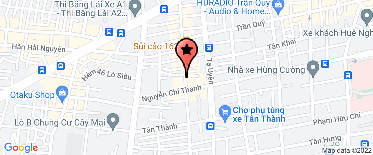 Bản đồ đến địa chỉ Công Ty TNHH Một Thành Viên Dịch Vụ Thương Mại Toàn Thắng Htq