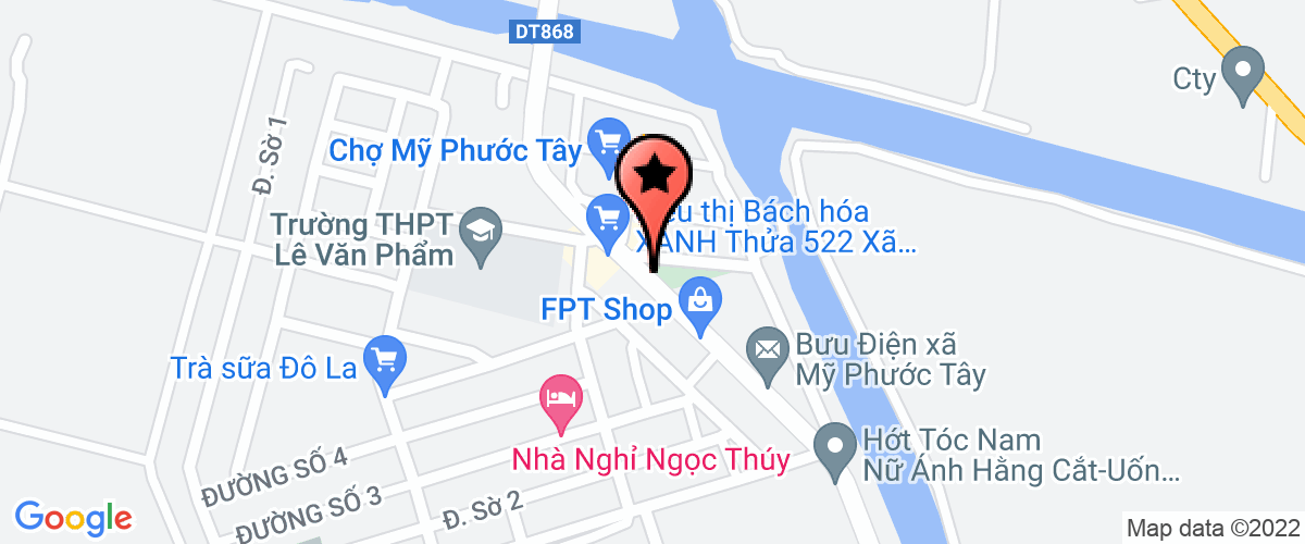 Bản đồ đến địa chỉ Doanh Nghiệp Tư Nhân Kim Ngọc Mỹ Phước Tây