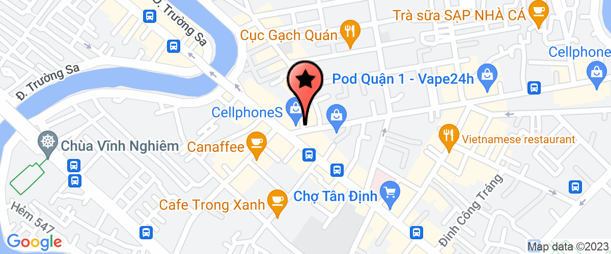 Bản đồ đến địa chỉ Văn Phòng Đại Diện Công Ty TNHH Tư Vấn Đầu Tư Gia Định