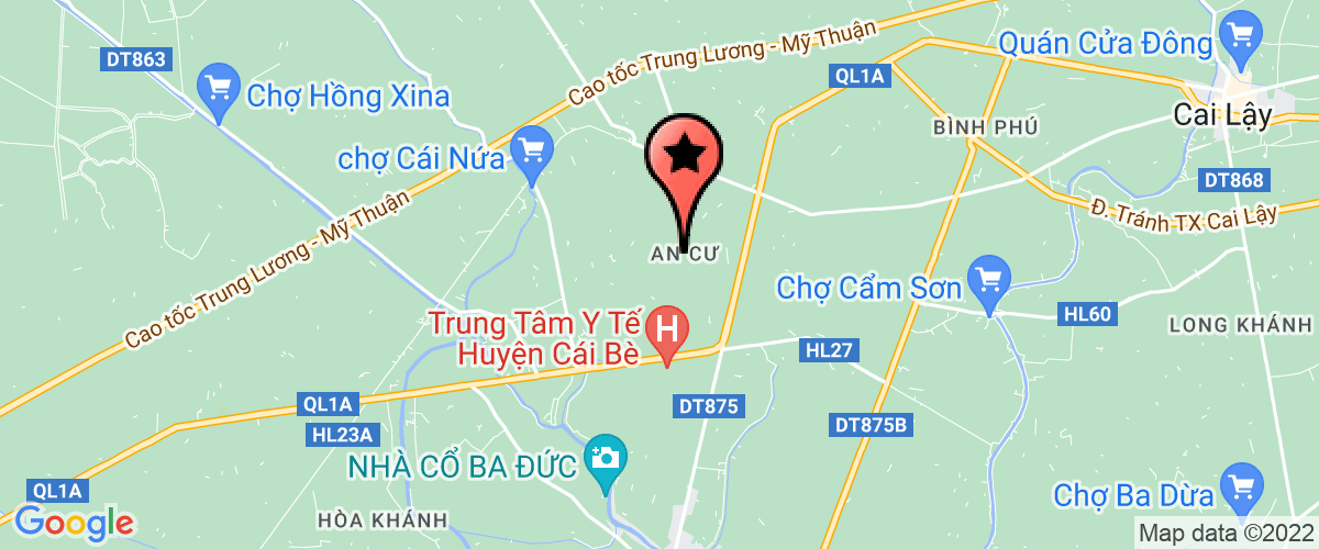 Bản đồ đến địa chỉ Công Ty Trách Nhiệm Hữu Hạn Dược Phẩm Anh Dũng
