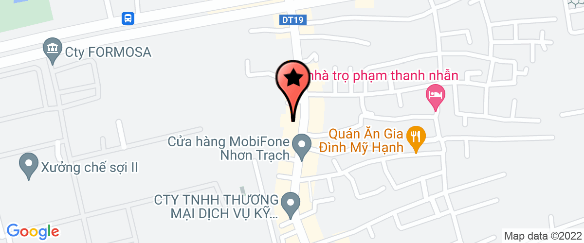 Bản đồ đến địa chỉ Công ty TNHH Tongkook Việt Nam Spinning