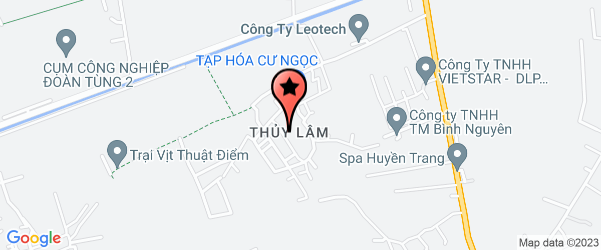 Bản đồ đến địa chỉ Công ty TNHH MTV phát triển công nghệ, môi trường Đại Hoàng Sơn