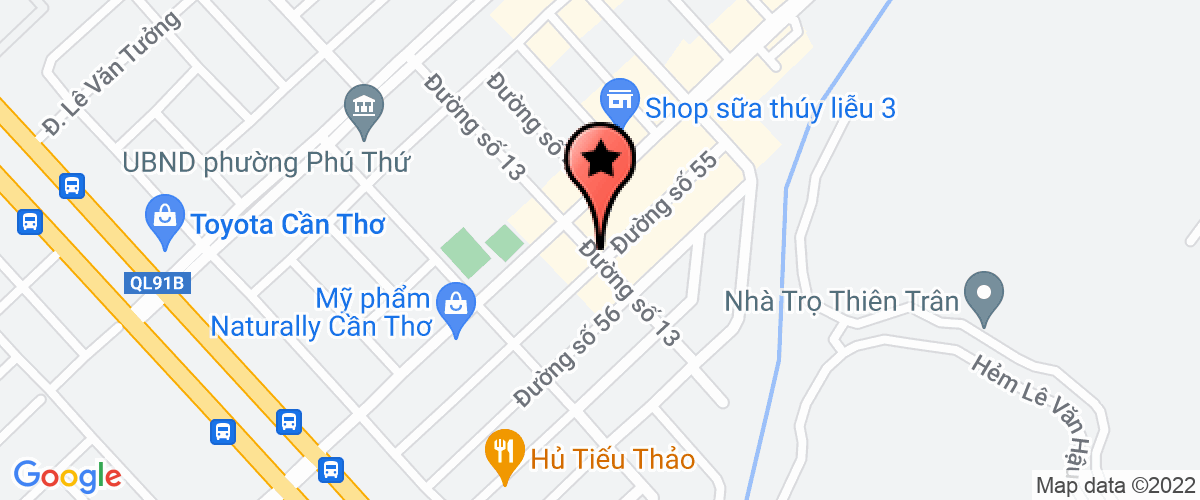 Bản đồ đến địa chỉ Công Ty Trách Nhiệm Hữu Hạn Nutitech