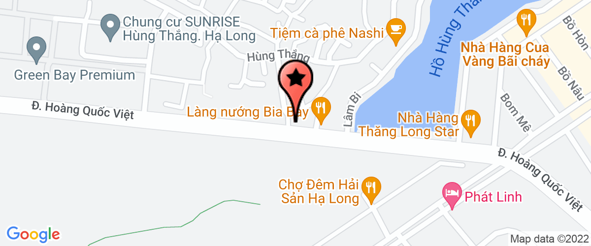Bản đồ đến địa chỉ Chi Nhánh Công Ty TNHH Hải Âu - Khách Sạn Bạch Đằng