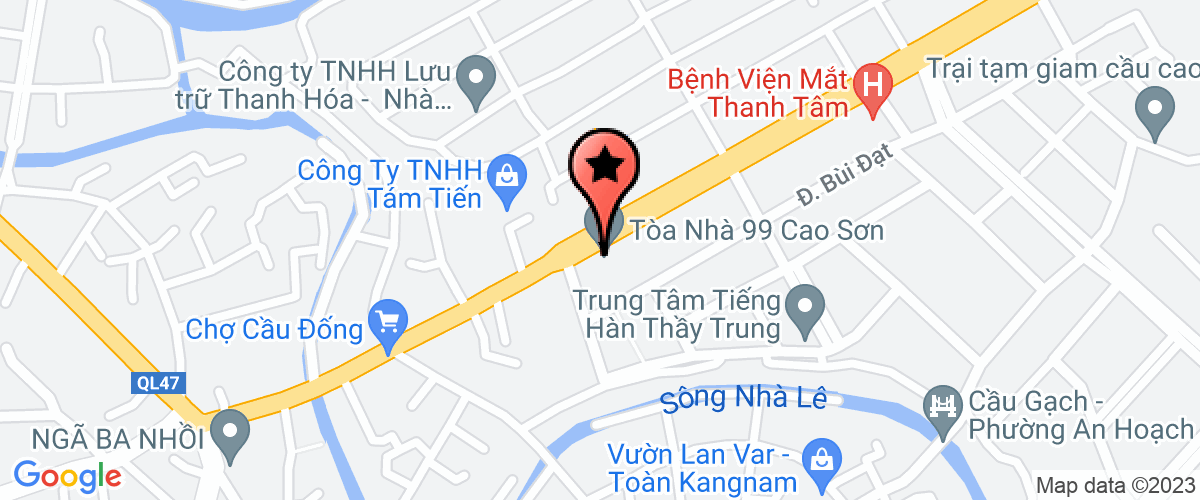Bản đồ đến địa chỉ Công Ty TNHH Tư Vấn Bảo Hiểm Nhân Thọ Thanh Hóa